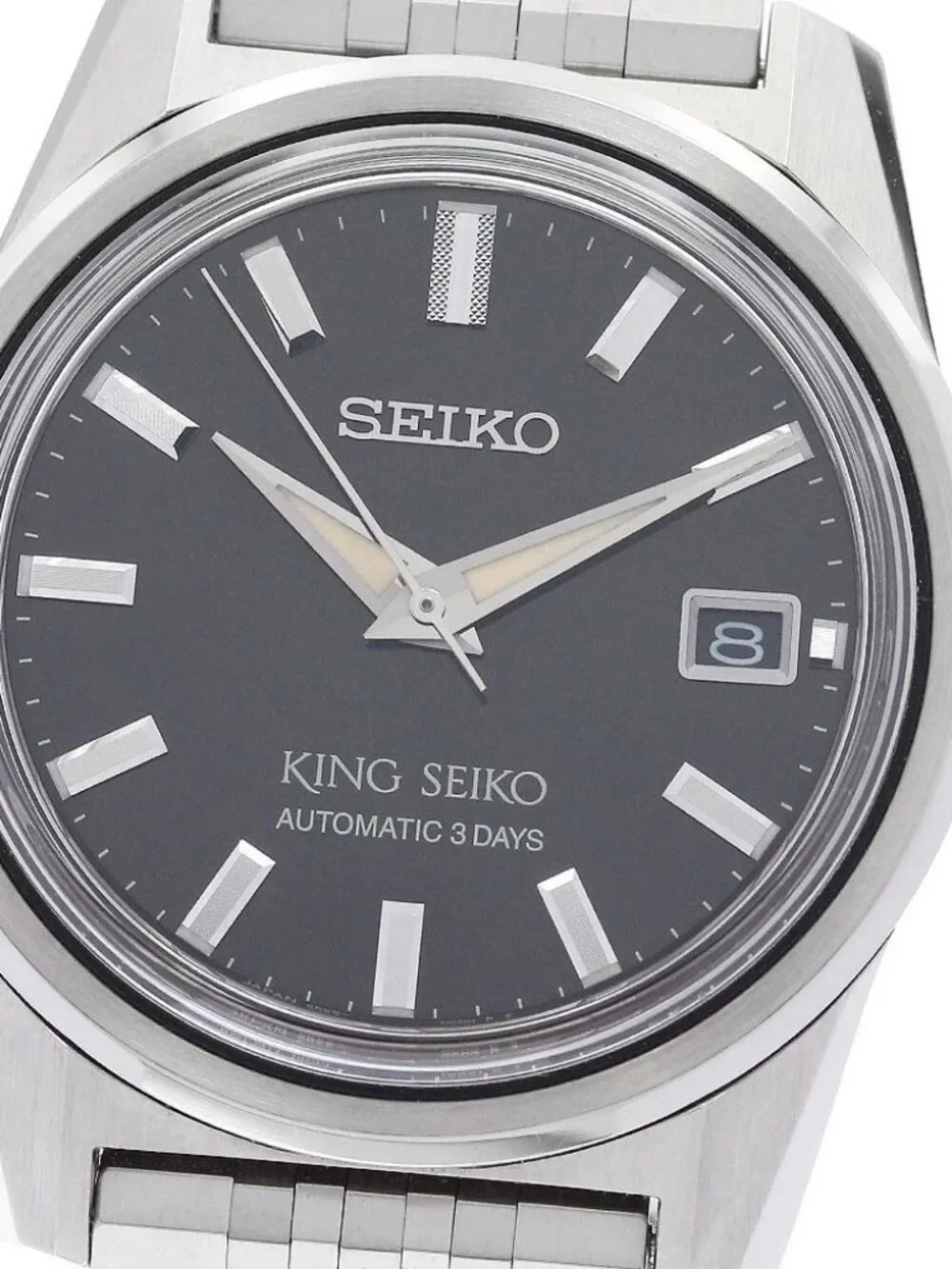 SEIKO King Seiko SDKS021/6R55-00B0 Date black Dial Automatic Men's Watch_960140
